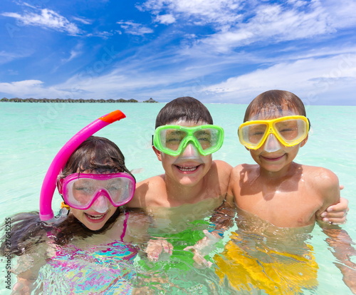 Photo: Kids in the ocean Kids in the ocean