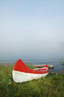 Canoe near the lake