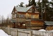Country house on the brink of wood