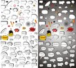 Comic vector elements.Mega pack.