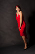Lady in red