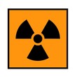 Vektor: Symbol/Piktogramm: Radioaktive Strahlung Symbol/Piktogramm: Radioaktive Strahlung