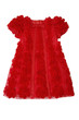 Red dress isolated on the white background Red dress isolated on the white background