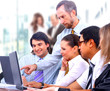 Business team working in the office