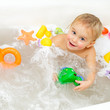 Bathing Baby