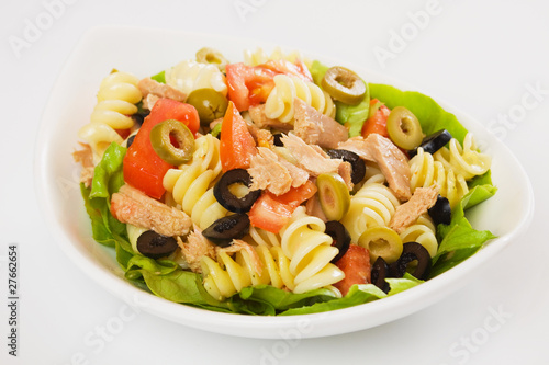 Photo: Tuna and pasta salad Tuna and pasta salad