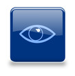 Button Auge blau
