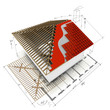 house roof 3D design house roof 3D design