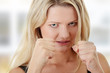 Corpulent woman