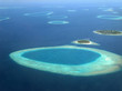 aerial view on tropical islands