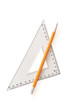 Pencil and ruler