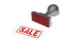 Illustration: sale stamp sale stamp