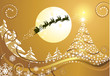 Landscape and tree shimmering moon slide gold Landscape and tree shimmering moon slide gold