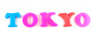 tokyo written in fridge magnets