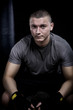 portrait of a young boxer