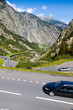 congested St. Gotthard pass