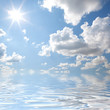 sunny sky background
