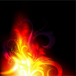 Vector floral Fire Vector floral Fire