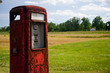Old rusty gas pump out in the countryside Old rusty gas pump out in the countryside
