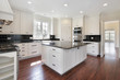 Kitchen in new construction home