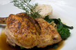 Roast Chicken with asparagus and rosemary Roast Chicken with asparagus and rosemary