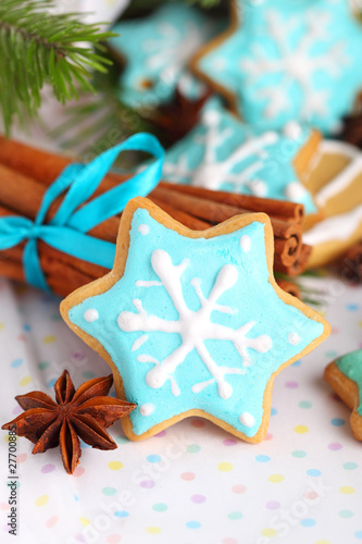 Photo: Christmas cookies with cinnamon Christmas cookies with cinnamon