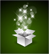 Magic gift box with a big surprise
