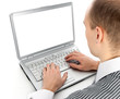 young businessman working of a laptop young businessman working of a laptop