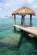 cruise ships docked in a tropical destination in mexico