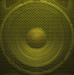 Gold audio speaker