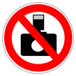 Panneau interdit aux photos