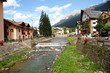 On the bridge of Moena,Fassa valley On the bridge of Moena,Fassa valley