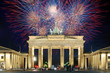 Feuerwerk am Brandenburger Tor