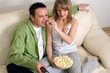 Photo: Couple watching TV Couple watching TV