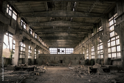 Photo: Abandoned Industrial interior Abandoned Industrial interior