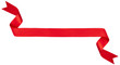 Red ribbon banner