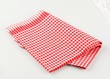 Photo: Red and white tea towel Red and white tea towel