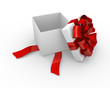 Open gift box