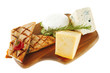 pink grilled salmon on wood