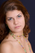 green-eyed girl