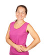 happy mature woman