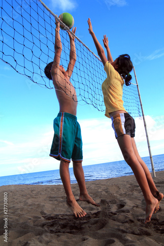 Photo: beach volleyball beach volleyball