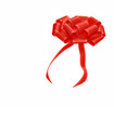 Decorative red satin bow Decorative red satin bow