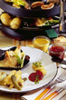 raclette, plates and food