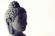 Buddha-stone head statue