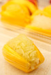 Thai style dessert, sticky rice in jackfruit Thai style dessert, sticky rice in jackfruit