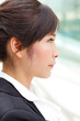 Profile portrait of young confident businesslady