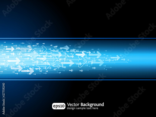 Business arrow site background. Horizontal illustration