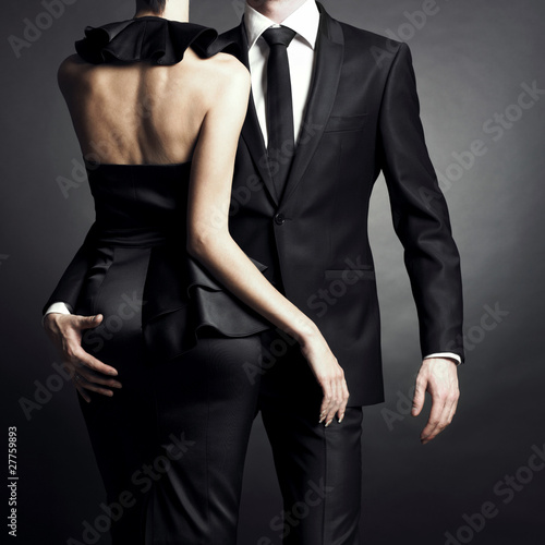 Young elegant couple