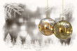 Fondo con motivos Navideños, Bolas de Navidad Fondo con motivos Navideños, Bolas de Navidad